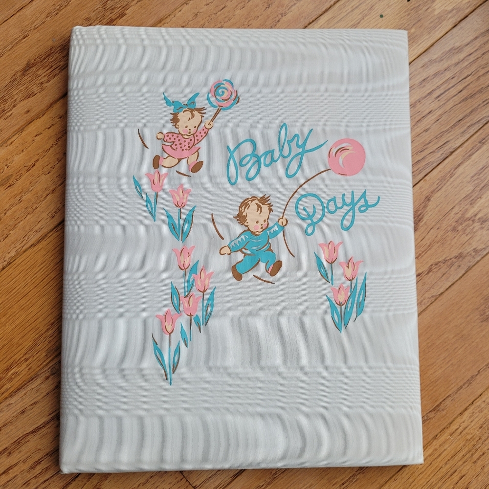 Vintage Baby Days Book Gibson Norwalk Memory Record Album Keepsake UNUSED